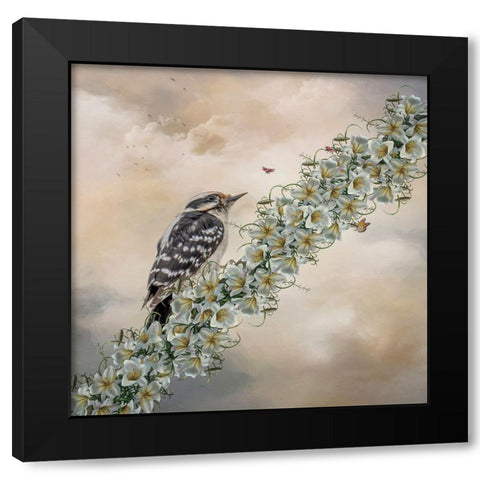 Summers Delight Black Modern Wood Framed Art Print with Double Matting by Parker, Kelley