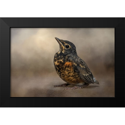 First Outing Black Modern Wood Framed Art Print by Parker, Kelley