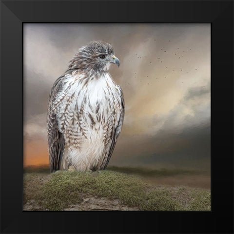 Always on Alert Black Modern Wood Framed Art Print by Parker, Kelley