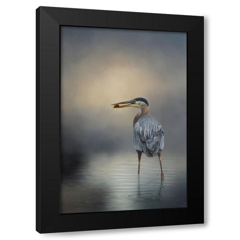 Catch of the Day Black Modern Wood Framed Art Print with Double Matting by Parker, Kelley