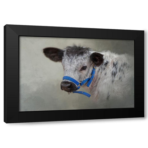 Little Elmer Black Modern Wood Framed Art Print by Parker, Kelley