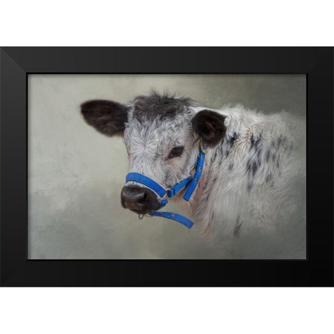 Little Elmer Black Modern Wood Framed Art Print by Parker, Kelley