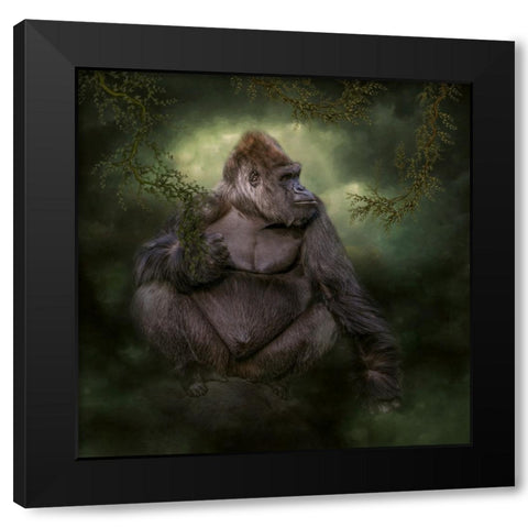 Welcome to the Safari Black Modern Wood Framed Art Print with Double Matting by Parker, Kelley