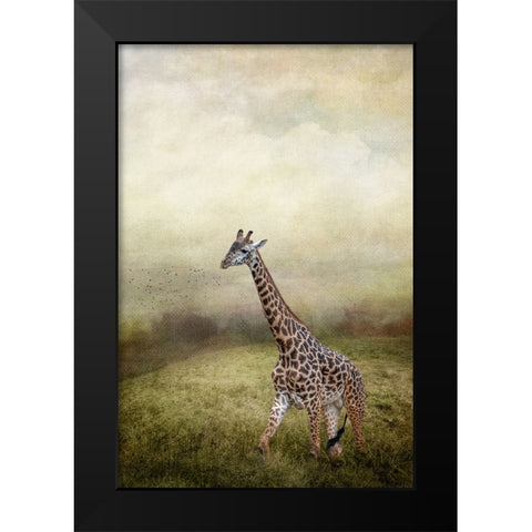 Passing Through Black Modern Wood Framed Art Print by Parker, Kelley