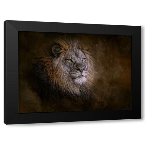 Inner Strength Black Modern Wood Framed Art Print by Parker, Kelley