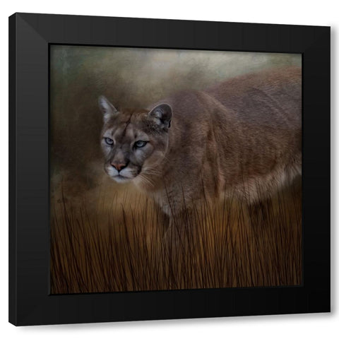 Waiting on the Hunt Black Modern Wood Framed Art Print by Parker, Kelley