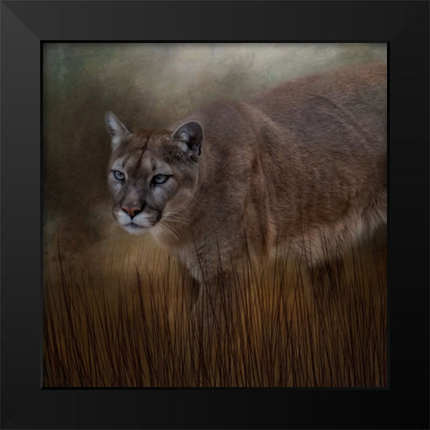 Waiting on the Hunt Black Modern Wood Framed Art Print by Parker, Kelley