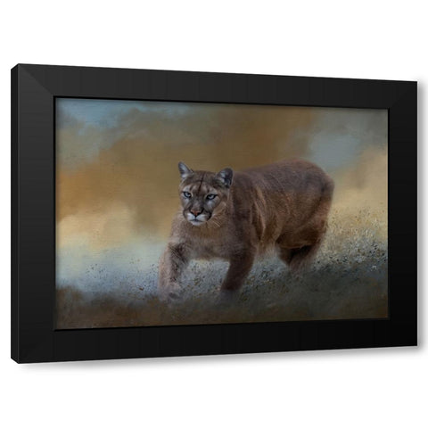 Need for Speed Black Modern Wood Framed Art Print with Double Matting by Parker, Kelley