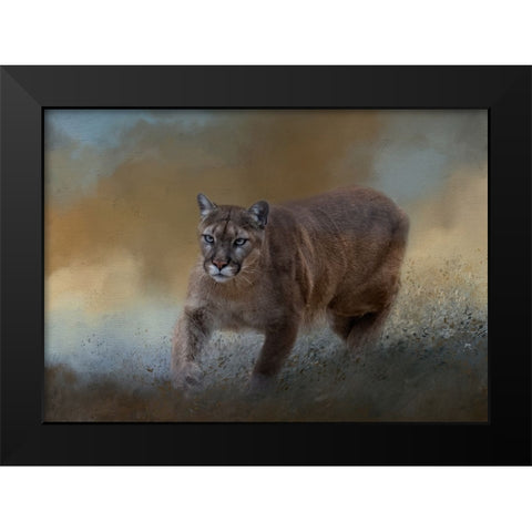 Need for Speed Black Modern Wood Framed Art Print by Parker, Kelley