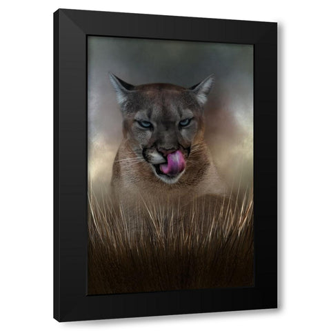 Tasty Black Modern Wood Framed Art Print with Double Matting by Parker, Kelley