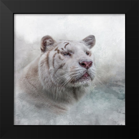 White Wizard Black Modern Wood Framed Art Print by Parker, Kelley