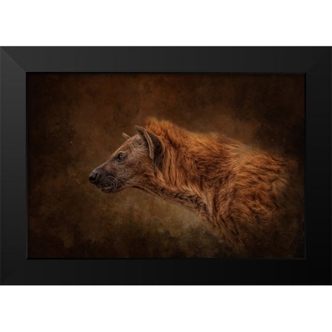 Beastly Black Modern Wood Framed Art Print by Parker, Kelley