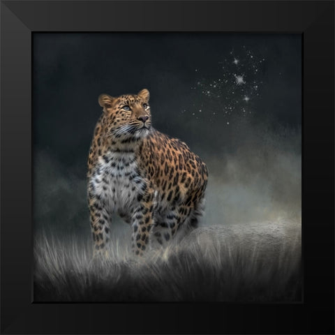 Neverending Dreamer Black Modern Wood Framed Art Print by Parker, Kelley