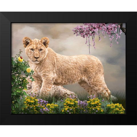 New World Black Modern Wood Framed Art Print by Parker, Kelley