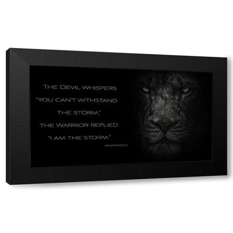 The Beast Within Black Modern Wood Framed Art Print by Parker, Kelley