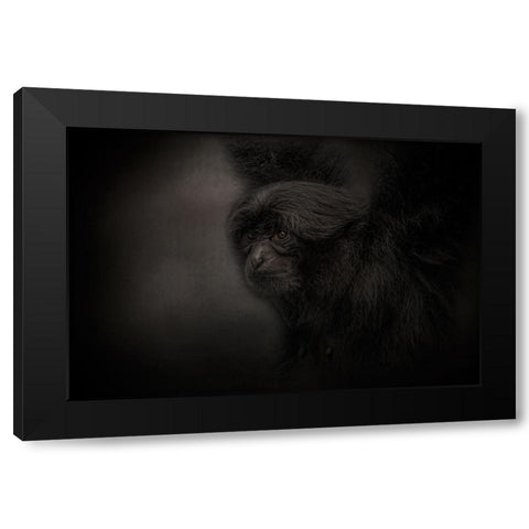 King of Swing Black Modern Wood Framed Art Print by Parker, Kelley