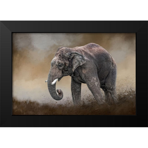 Ancient Guardian Black Modern Wood Framed Art Print by Parker, Kelley
