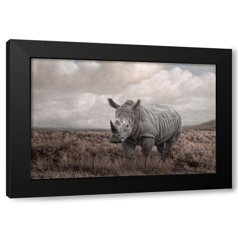 Force of Nature Black Modern Wood Framed Art Print by Parker, Kelley