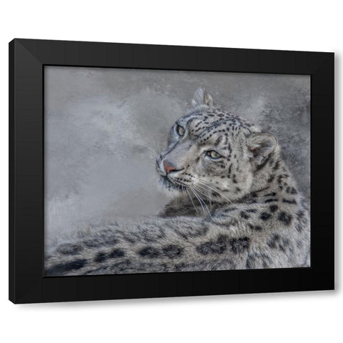 The Look Black Modern Wood Framed Art Print with Double Matting by Parker, Kelley