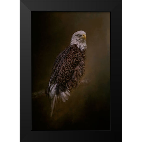Freedom Flyer Black Modern Wood Framed Art Print by Parker, Kelley