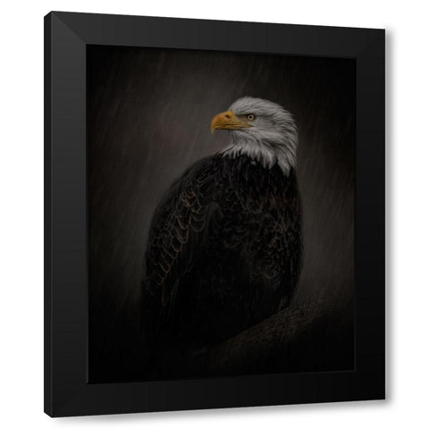 Serenity in Strength Black Modern Wood Framed Art Print by Parker, Kelley