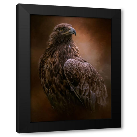Free Spirit Black Modern Wood Framed Art Print by Parker, Kelley