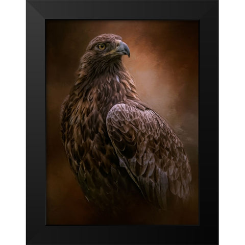 Free Spirit Black Modern Wood Framed Art Print by Parker, Kelley