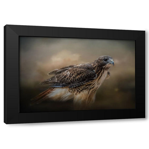 Chase the Wind Black Modern Wood Framed Art Print by Parker, Kelley