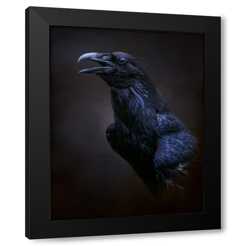 The Messenger Black Modern Wood Framed Art Print with Double Matting by Parker, Kelley