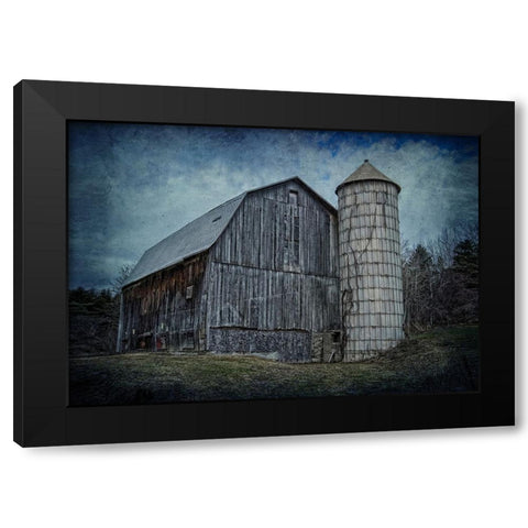 Still Standing Black Modern Wood Framed Art Print by Parker, Kelley