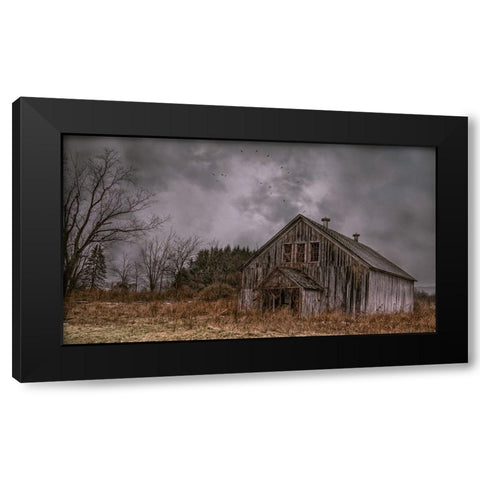 Overtaken by Time Black Modern Wood Framed Art Print with Double Matting by Parker, Kelley