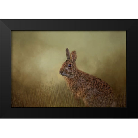 Awakening Black Modern Wood Framed Art Print by Parker, Kelley