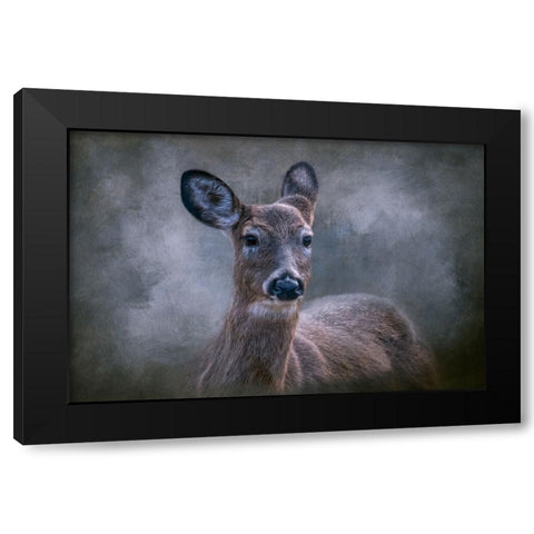 Wild Beauty Black Modern Wood Framed Art Print by Parker, Kelley