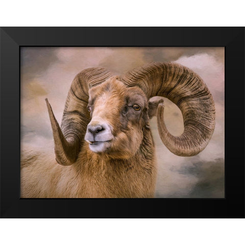 Mountain Dweller Black Modern Wood Framed Art Print by Parker, Kelley