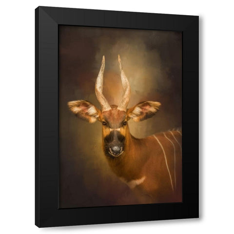 The Wild Star Black Modern Wood Framed Art Print by Parker, Kelley