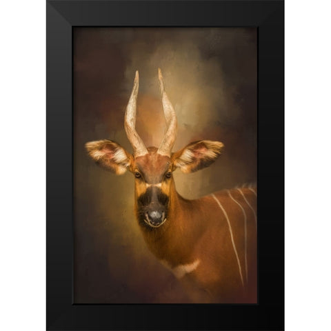 The Wild Star Black Modern Wood Framed Art Print by Parker, Kelley