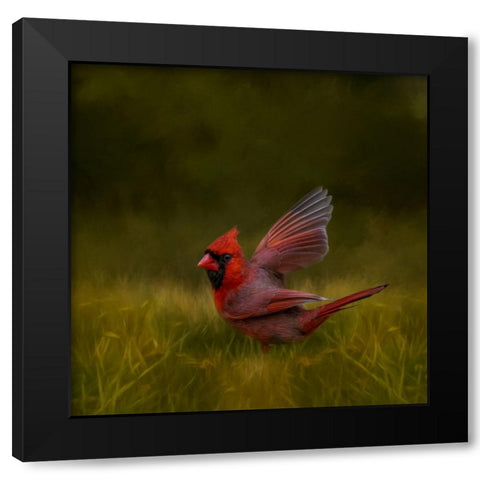 Angels Among Us Black Modern Wood Framed Art Print with Double Matting by Parker, Kelley