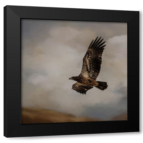 Morning Hunter Black Modern Wood Framed Art Print by Parker, Kelley