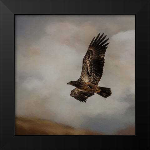 Morning Hunter Black Modern Wood Framed Art Print by Parker, Kelley