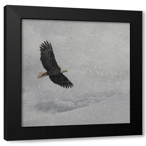 Peace on Earth Black Modern Wood Framed Art Print by Parker, Kelley