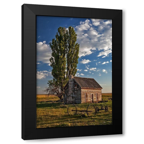 Memories Black Modern Wood Framed Art Print by McFerrin, Larry