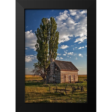 Memories Black Modern Wood Framed Art Print by McFerrin, Larry