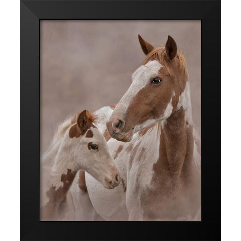 Gypsy and Sentinel Black Modern Wood Framed Art Print by McFerrin, Larry
