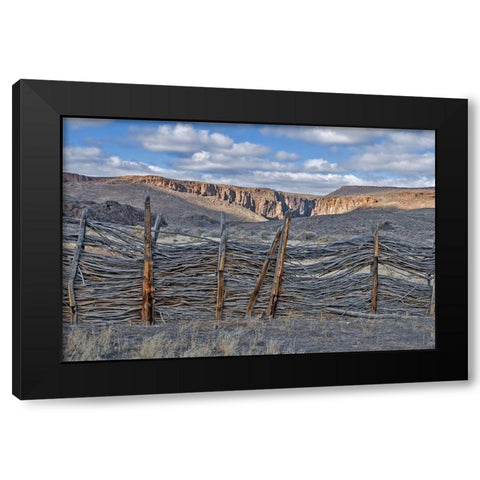 Box Canyon Ranch Black Modern Wood Framed Art Print by McFerrin, Larry