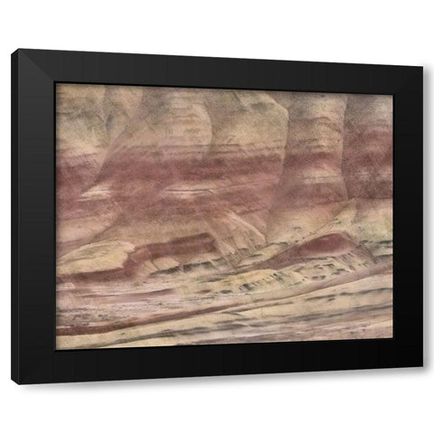 Painted Hills Black Modern Wood Framed Art Print by McFerrin, Larry