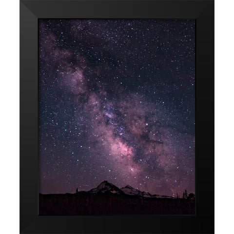 Sisters Milky Way Black Modern Wood Framed Art Print by McFerrin, Larry