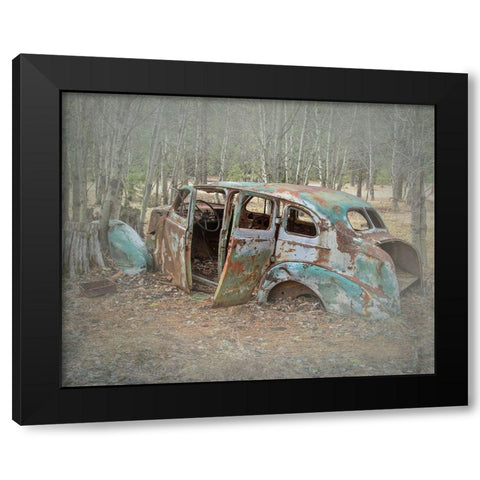Abandoned Black Modern Wood Framed Art Print by McFerrin, Larry