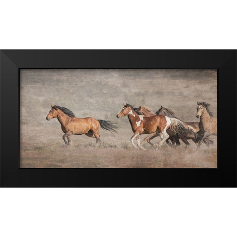 Wild Bachelors Black Modern Wood Framed Art Print by McFerrin, Larry