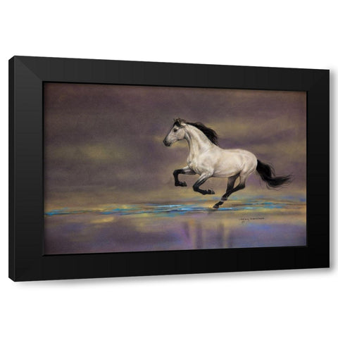 Suzannes Tuno Black Modern Wood Framed Art Print with Double Matting by Harrison, Lesley