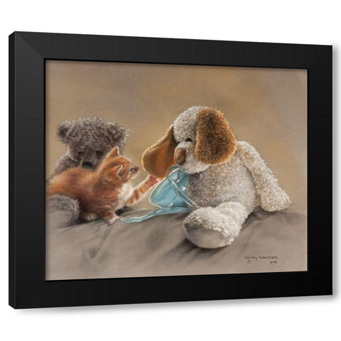Blessed are the Curious Black Modern Wood Framed Art Print by Harrison, Lesley